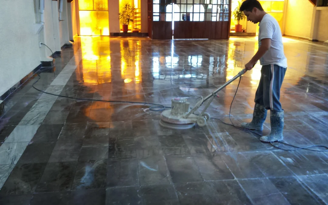 Pulido de piso en Iglesia – Servicios de Limpieza